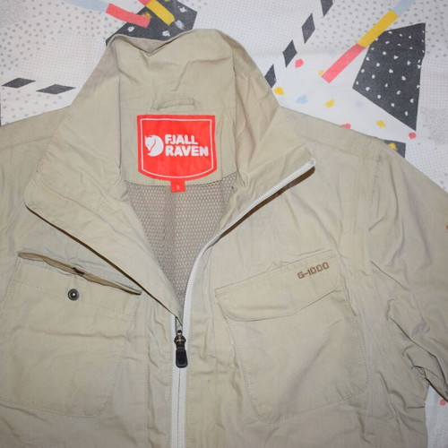 Fjallraven 2in1 G-1000 women's jacket and vest, size S, beige