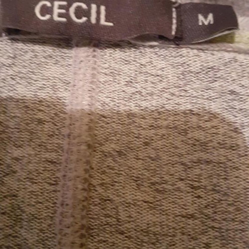 Cecil women's knitted cardigan grey melange like new, size M