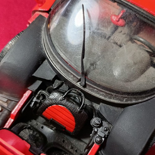 Ferrari F50 Shell Maisto μεταχειρισμένο μεταλλικό μοντέλο κλίμακας 1/18
