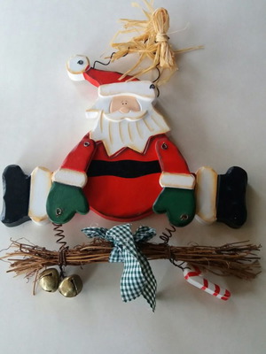 Ξύλινο χριστουγεννιάτικο κρεμαστό διακοσμητικό σαν καινούργιο