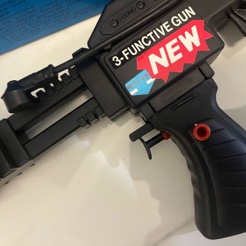 Space water gun with sounds and lights 80s new
