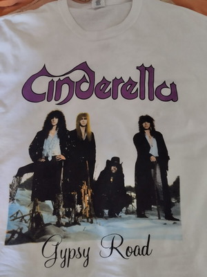 Cinderella t shirt XL σαν καινούργιο, άσπρο, Gildan