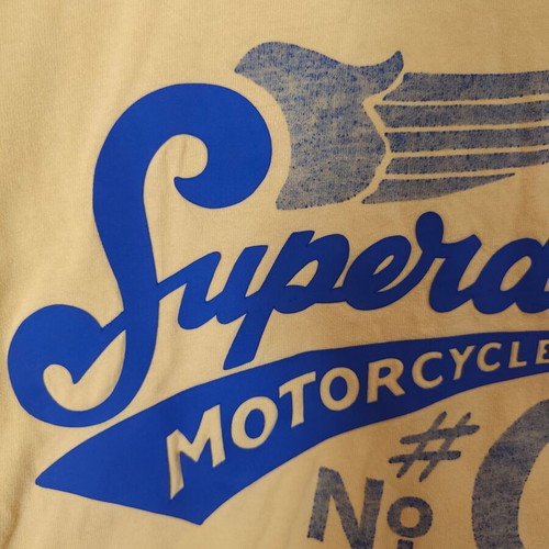 Superdry men's cotton T-shirt XL, yellow