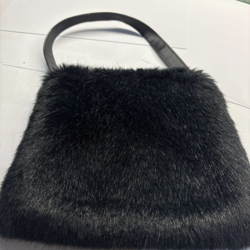 Black handheld bag in good condition