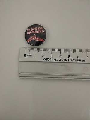 Ska Punk Suicide Madness Pin new 25mm