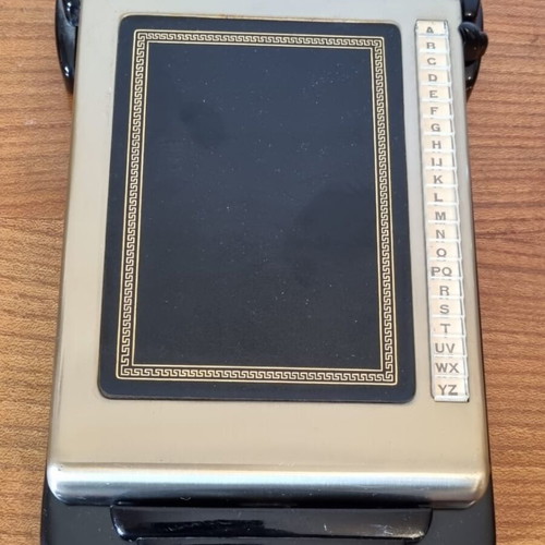 Vintage Bates List Finder Cavalier model phone address book desk