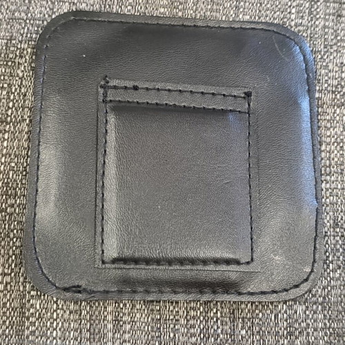 Vintage leather pocket mirror like new