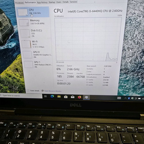 Laptop Dell Latitude E5470 μεταχειρισμένο, 14 ιντσών Full-HD, i5-6440HQ, 8GB RAM, 256GB SSD