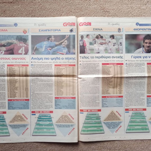 Bella Italia! 16-page Campionato 2004-05 tribute used