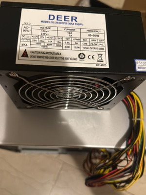 Τροφοδοτικό υπολογιστή Deer SL-X650EPS 650W ATX μεταχειρισμένο
