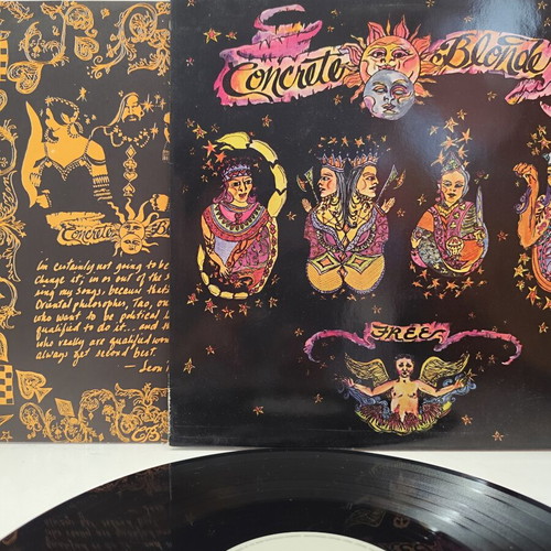 Concrete Blonde Free vinyl LP album 1989 near mint condition