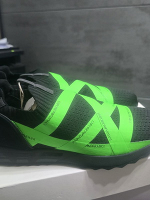 Emporio Armani sneakers size 43 new, black