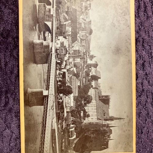 German albumen photograph 1883 used, Meissen Saxony