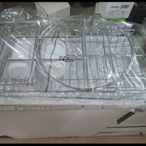 Sidirela two-tier metal dish rack new