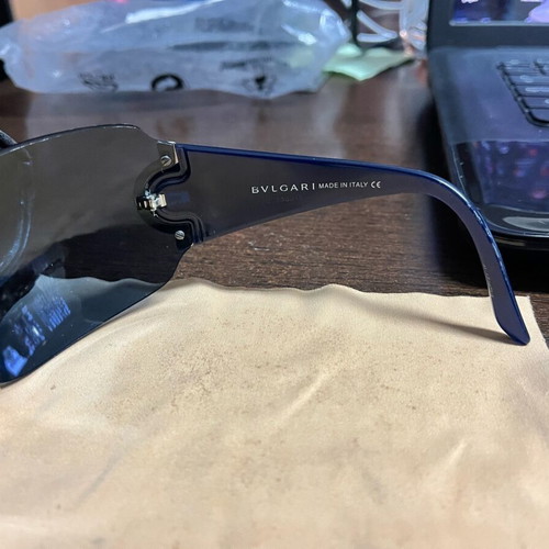Bvlgari Vintage Women's Sunglasses Blue Navy used