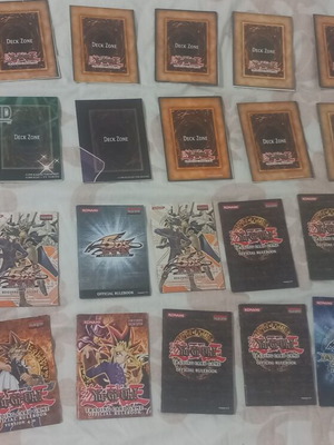 Yu-Gi-Oh! βιβλία κανόνων και deck zones, σαν καινούργια, σετ 14 τεμ.