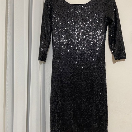 Dress with rhinestones used, size S-M