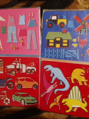 Stencils new, pack of 4 pieces with painting options