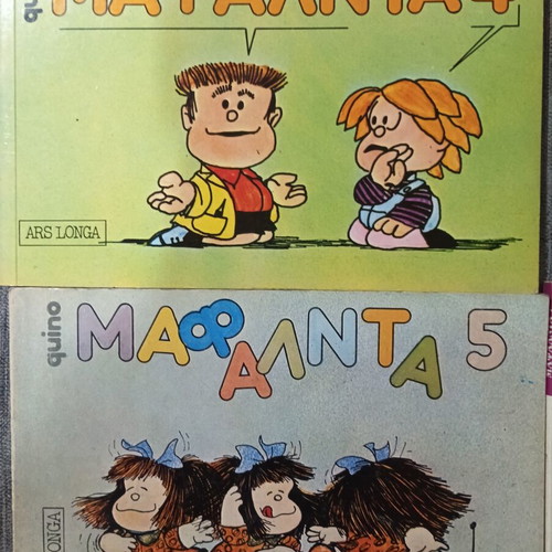 Mafalda comics used, volumes 4,5,6,7,9,11,12 pack