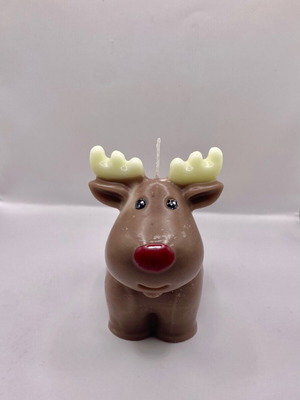 Handmade scented candle Reindeer new