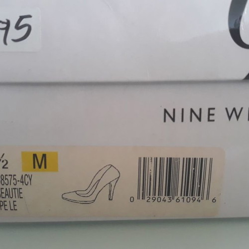 Nine West women's leather pumps used, beige-pink, size 37