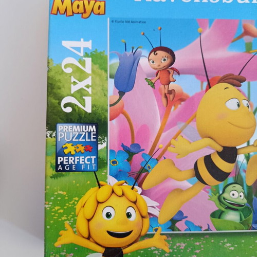 Maya The Bee Ravensburger Puzzle 2x24 pieces like new