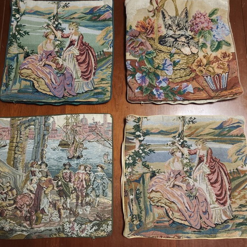 Vintage pillowcases 40x40 cm like new, set of 4