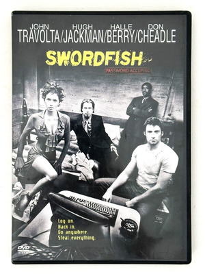 Swordfish DVD used with Greek subtitles, sci-fi action