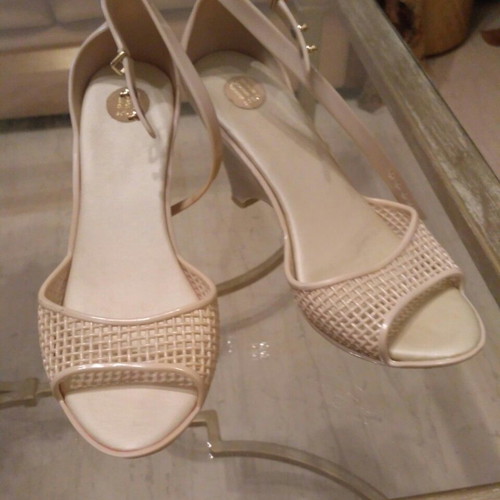 Melissa sandals beige used, size 39