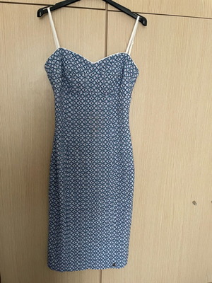 Hype midi dress like new, blue and turquoise, size L