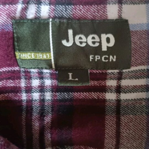 Jeep shirt size L like new, gray and purple