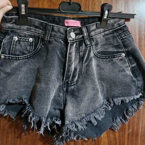 Black short shorts like new, size S, low waist from Marmaladyclothingbar