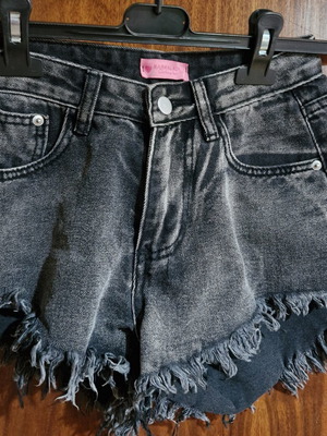Black short shorts like new, size S, low waist from Marmaladyclothingbar