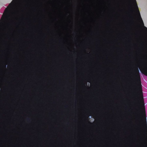 Paul Z pret a porter black wool coat like new medium - large