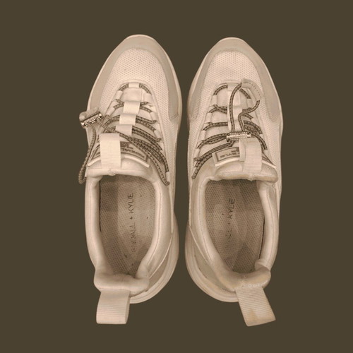 Kendall + Kylie athletic shoes used, white/beige, size 38