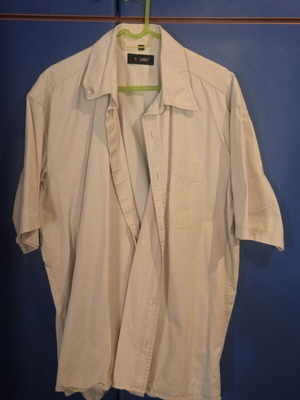 Sunnex men's short-sleeve shirt beige size 3XL like new