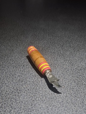 IDEAL PATENTA bar tool and opener with wooden turned handle