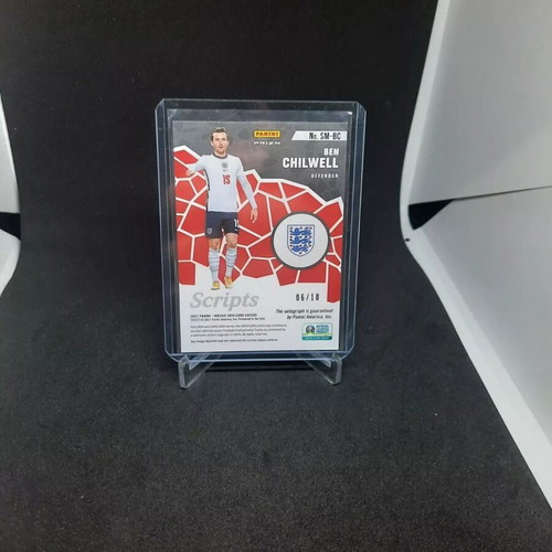 Panini Mosaic UEFA Euro 2021 Ben Chilwell Scripts Auto card used