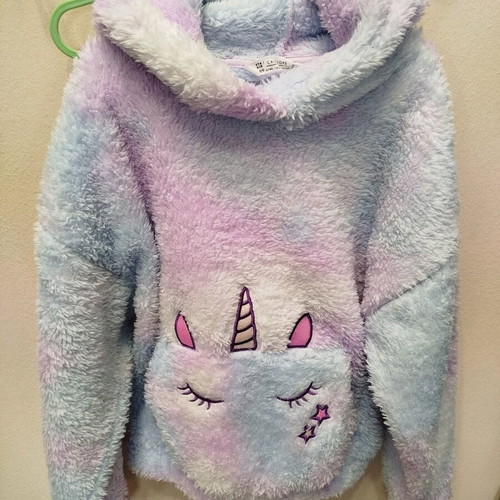 Calliope unicorn sweatshirt like new, multicolor