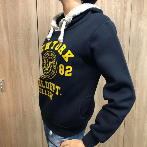Senrise sweatshirt like new, blue and yellow, size M