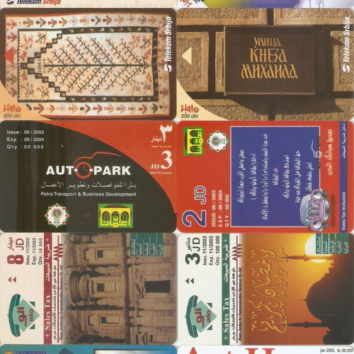 Telecards and dummy timecard new, pack of 46 foreign