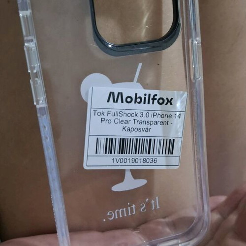 Mobilfox Tok FullShock 3.0 iPhone 14 Pro case new transparent