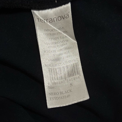 Black t-shirt with pocket used, size S
