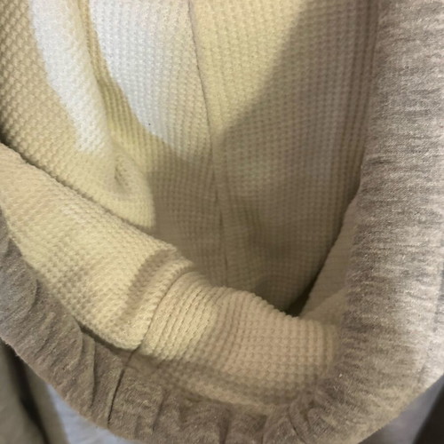 Unisex hoodie like new, gray, size L