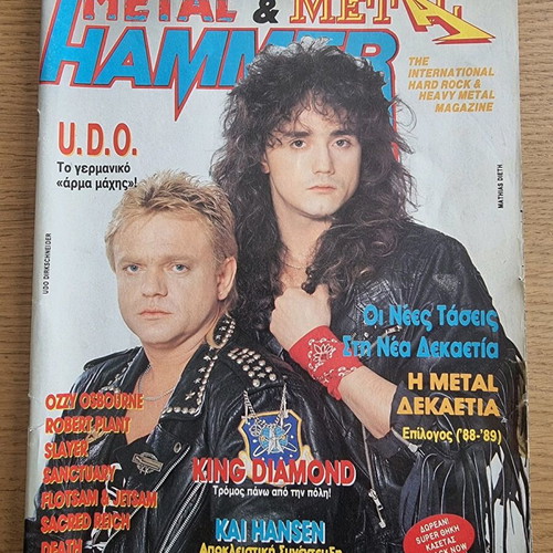 Metal Hammer / Heavy Metal April 1990 magazine used