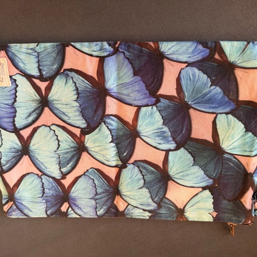 Bleecker&Love bag like new with butterfly design, medium blue