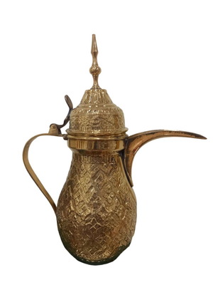 Παλιά οθωμανική μπρούτζινη κανάτα τσαγιού 28εκ μεταχειρισμένη