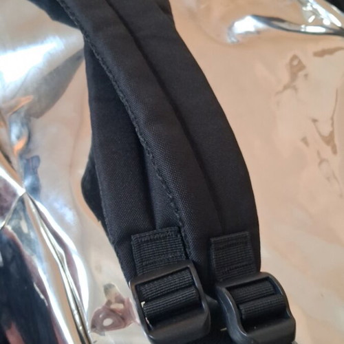 City Mirror Effect Backpack like new, silver by Lyc Sac