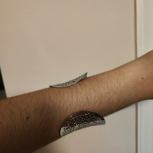 Steel rod bracelet new from jewelry store