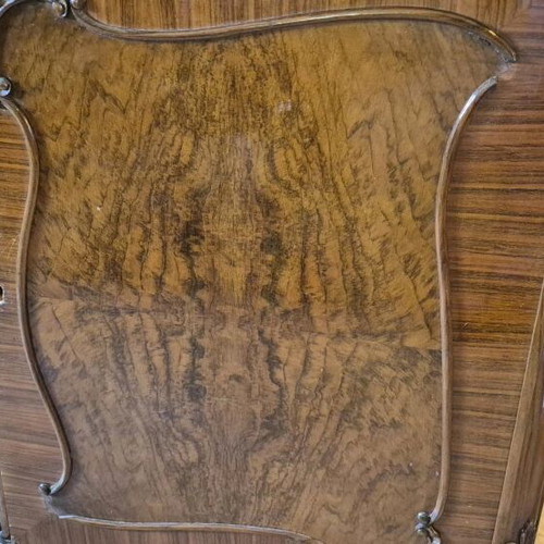 Walnut sideboard with lion legs used